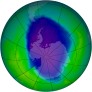 Antarctic Ozone 2008-10-21